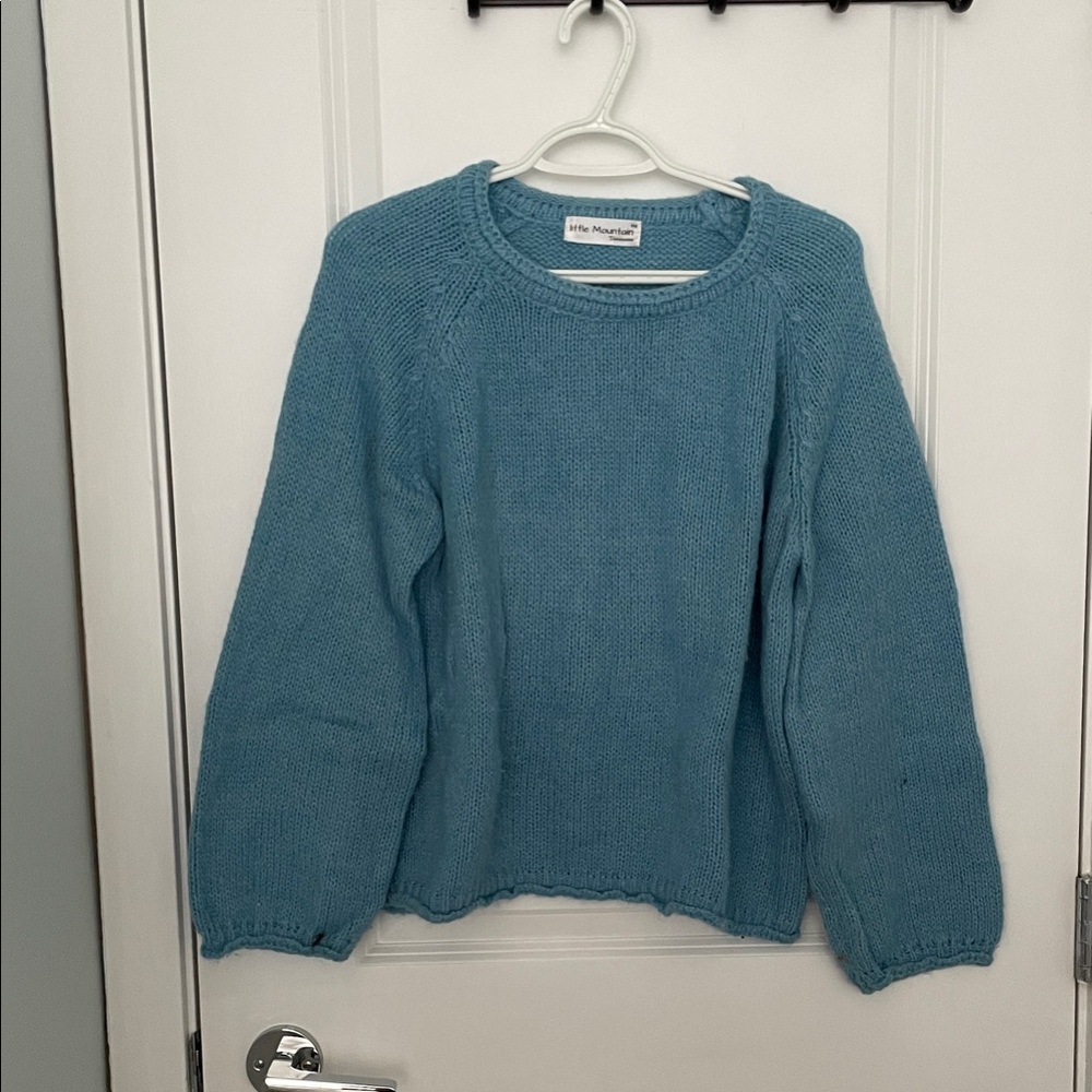 Blue Knit Sweater